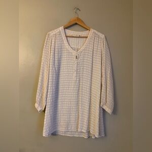 VTG Victoria’s Secret Sleep Shirt Gold Label Feels Like Silk? Cream 90s Bridal